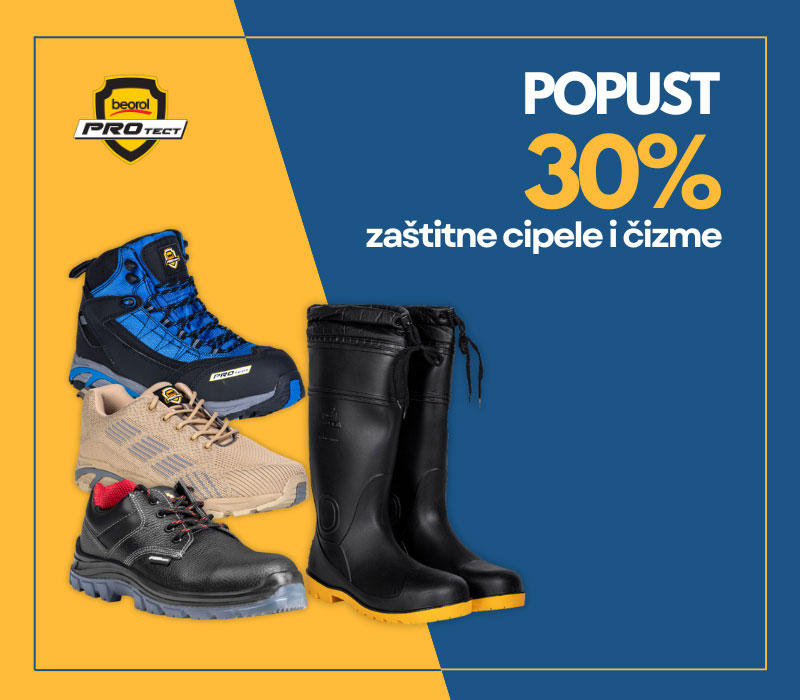 Zaštitne cipele i čizme 30%